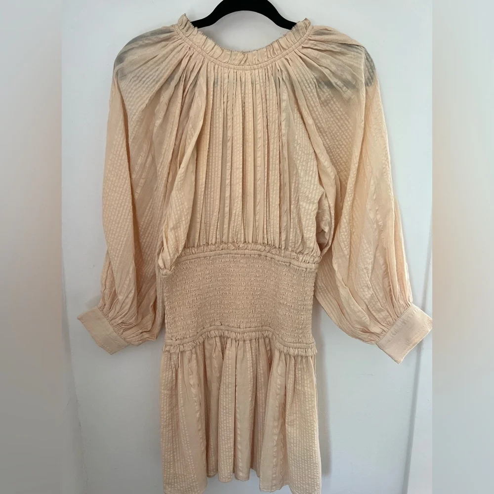 🌸 NWOT Anthropologie Cleobella Magda Smocked Mini Dress – XS/S - Picture 4 of 9